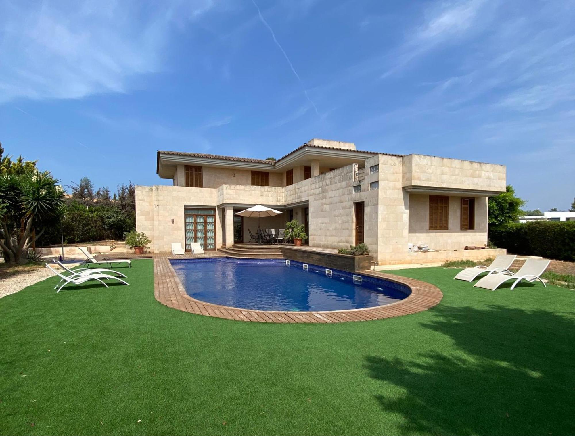 Villa De Lujo Con Piscina, Jacuzzi, Jardin Y Terraza Marratxí Kültér fotó